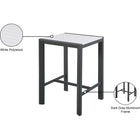 Meridian Furniture Nizuc Outdoor Patio Aluminum Bar Table 381-T - Outdoor Furniture