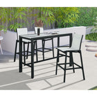 Meridian Furniture Nizuc Outdoor Patio Aluminum Bar Table 382-T - Outdoor Furniture