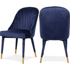 Meridian Furniture Belle Velvet Dining Chair - Dining Chairs