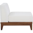Meridian Furniture Rio Outdoor Off White Waterproof Fabric Modular Armless Chair - Outdoor Furniture