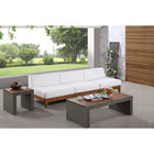 Meridian Furniture Rio Outdoor Off White Waterproof Modular Sofa S104 - Outdoor Furniture