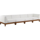 Meridian Furniture Rio Outdoor Off White Waterproof Modular Sofa S131 - Outdoor Furniture