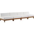 Meridian Furniture Rio Outdoor Off White Waterproof Modular Sofa S138 - Outdoor Furniture