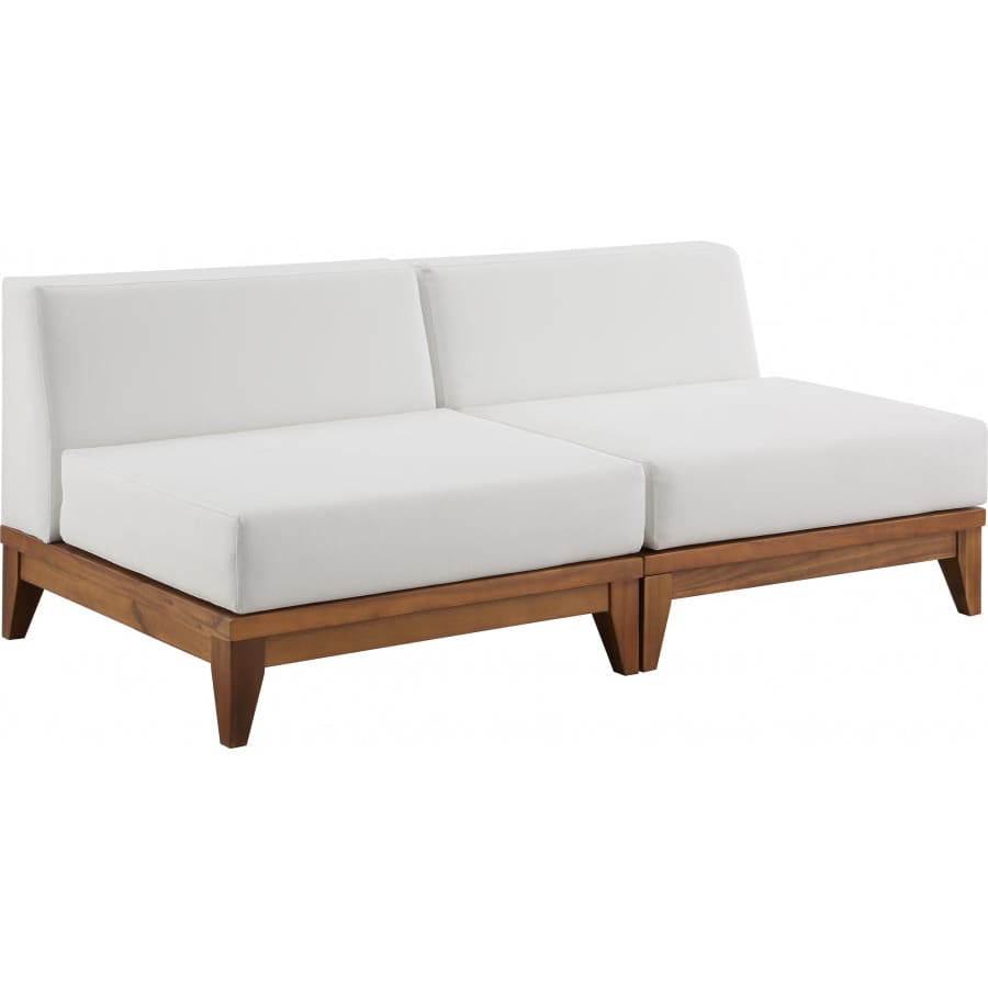 Meridian Furniture Rio Outdoor Off White Waterproof Modular Sectional 6B Meridian Furniture Rio Outdoor Off White Waterproof Modular Sectional 6B