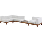 Meridian Furniture Rio Outdoor Off White Waterproof Modular Sectional 4C - Outdoor Furniture