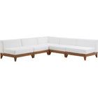 Meridian Furniture Rio Outdoor Off White Waterproof Modular Sectional 5B - Outdoor Furniture