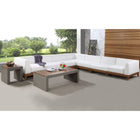 Meridian Furniture Rio Outdoor Off White Waterproof Modular Sectional 7A - Outdoor Furniture