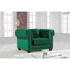 Meridian Furniture Bowery Velvet Chair - Chairs