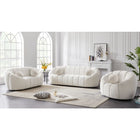 Meridian Furniture Elijah Boucle Fabric Loveseat - Loveseats