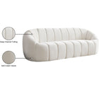 Meridian Furniture Elijah Boucle Fabric Sofa - Sofas