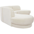 Meridian Furniture Rosa Velvet 3pc. Sectional - Sofas