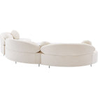 Meridian Furniture Vivacious Velvet 3pc. Sectional - Sofas