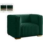 Meridian Furniture Ravish Velvet Chair - Green - Chairs