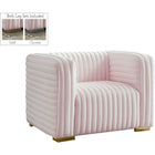 Meridian Furniture Ravish Velvet Chair - Pink - Chairs