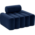 Meridian Furniture Melody Velvet Chair - Navy - Chairs