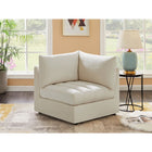 Meridian Furniture Jacob Velvet Modular Corner Chair - Chairs