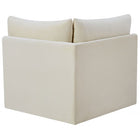 Meridian Furniture Jacob Velvet Modular Corner Chair - Chairs