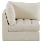 Meridian Furniture Jacob Velvet Modular Corner Chair - Chairs