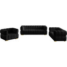 Meridian Furniture Gwen Velvet Sofa - Sofas