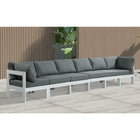 Meridian Furniture Nizuc Outdoor Patio White Aluminum Modular Sofa S180A - Outdoor Furniture