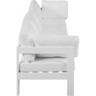 Meridian Furniture Nizuc Outdoor Patio White Aluminum Modular Sofa S120A - Outdoor Furniture