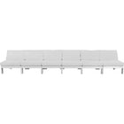 Meridian Furniture Nizuc Outdoor Patio White Aluminum Modular Sofa S180B - Outdoor Furniture
