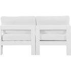 Meridian Furniture Nizuc Outdoor Patio White Aluminum Modular Sofa S60A - Outdoor Furniture