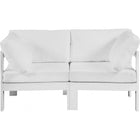 Meridian Furniture Nizuc Outdoor Patio White Aluminum Modular Sofa S60A - Outdoor Furniture