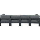 Meridian Furniture Nizuc Outdoor Patio Grey Aluminum Modular Sofa S120A - Outdoor Furniture