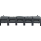 Meridian Furniture Nizuc Outdoor Patio Grey Aluminum Modular Sofa S150A - Outdoor Furniture