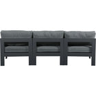 Meridian Furniture Nizuc Outdoor Patio Grey Aluminum Modular Sofa S90B - Outdoor Furniture