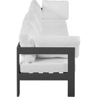 Meridian Furniture Nizuc Outdoor Patio Grey Aluminum Modular Sofa S120A - Outdoor Furniture