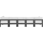 Meridian Furniture Nizuc Outdoor Patio Grey Aluminum Modular Sofa S150A - Outdoor Furniture