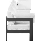 Meridian Furniture Nizuc Outdoor Patio Grey Aluminum Modular Sofa S90A - Outdoor Furniture