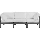 Meridian Furniture Nizuc Outdoor Patio Grey Aluminum Modular Sofa S90A - Outdoor Furniture