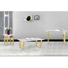 Meridian Furniture Cameron Gold Coffee table - Coffee Tables