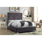 Meridian Furniture Lexi Velvet Queen Bed - Bedroom Beds