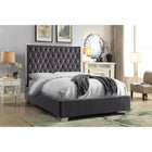 Meridian Furniture Lexi Velvet King Bed - Bedroom Beds
