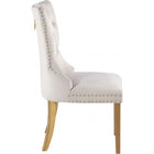 Meridian Furniture Carmen Velvet Dining Chair - Gold - Dining Chairs