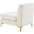 Meridian Furniture Alina Velvet Modular Armless Chair - Sofas