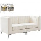 Meridian Furniture Alina Velvet Modular Sofa S67 - Sofas