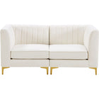 Meridian Furniture Alina Velvet Modular Sofa S67 - Sofas