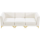 Meridian Furniture Alina Velvet Modular Sofa S93 - Sofas