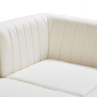 Meridian Furniture Alina Velvet Modular Sofa S67 - Sofas