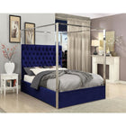 Meridian Furniture Porter Velvet Queen Bed - Bedroom Beds