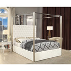 Meridian Furniture Porter Velvet Queen Bed - Bedroom Beds