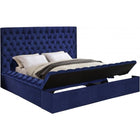 Meridian Furniture Bliss Velvet Queen Bed - Bedroom Beds