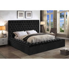 Meridian Furniture Bliss Velvet Queen Bed - Bedroom Beds