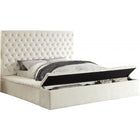 Meridian Furniture Bliss Velvet Queen Bed - Bedroom Beds