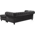 Meridian Furniture Sabrina Velvet Reversible 2pc. Sectional Sofa - Sofas